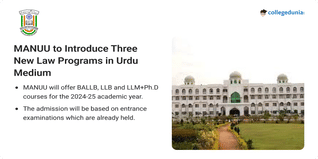 MANUU to Offer Three New Law Courses After Approval from Bar Council of India